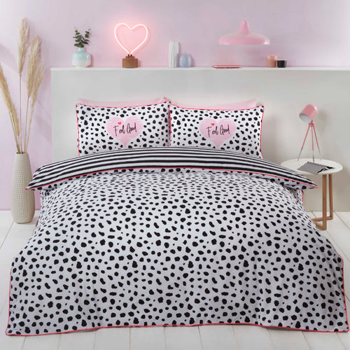 Dalmatian Duvet Cover Set Black/White