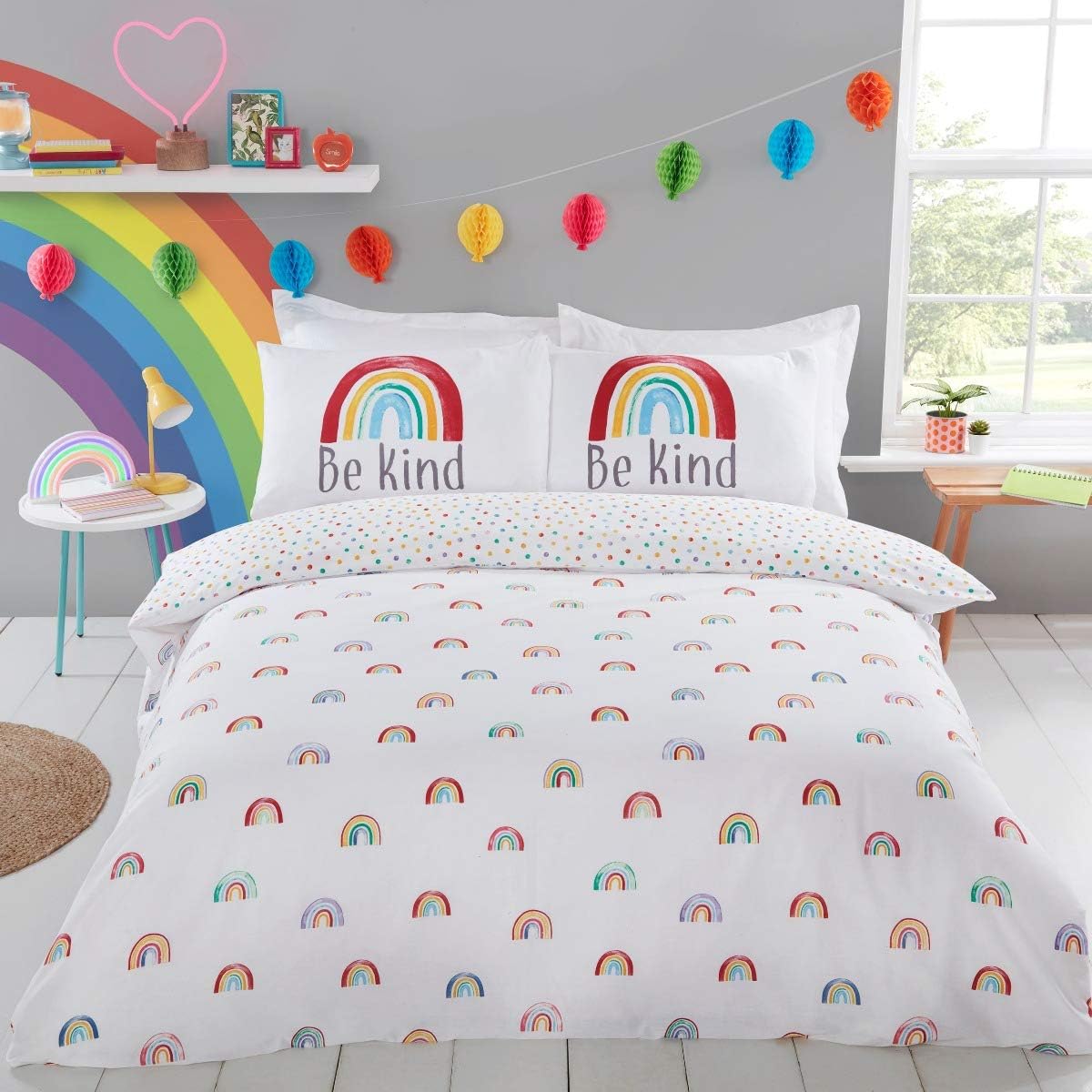 Rainbow Duvet Cover Set